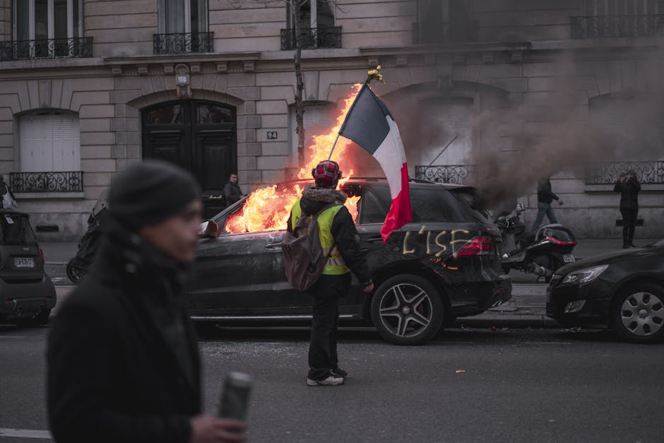 Hundreds Arrested as 'Block Everything' Protests Erupt Across France